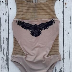 Boys + Arrows Rare Eagle One Piece in Sand